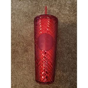 Starbucks 20oz Red Studded Tumbler